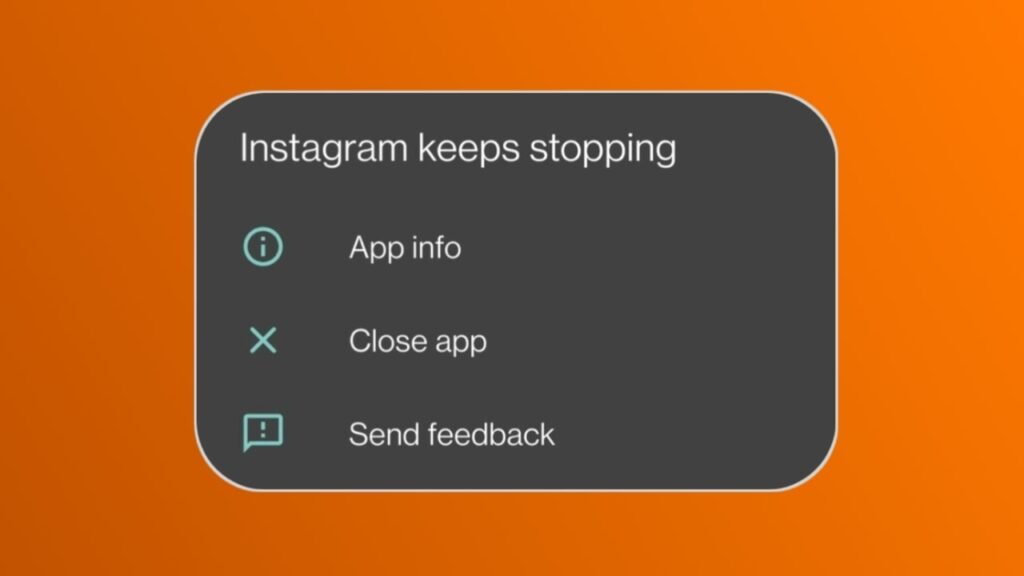 Why does the Android app keep stopping?