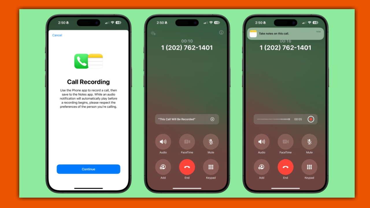 Apple iOS 18.1 Unveils Record Call Feature and AI Enhancements