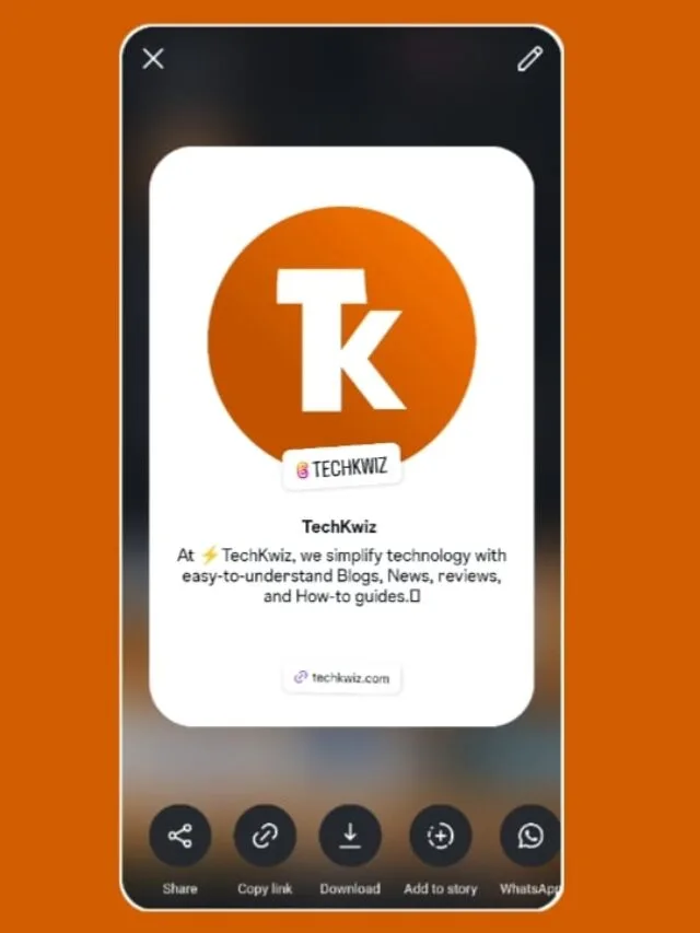 What is Instagram Profile card and How to use it? (Instagram new Feature)
