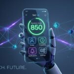 Sez Us platform interface showing reputation engine scoring and decentralized network connections for online brand protection